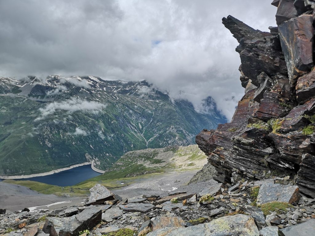Ausblick vom Berg Scopi in der Schweiz
